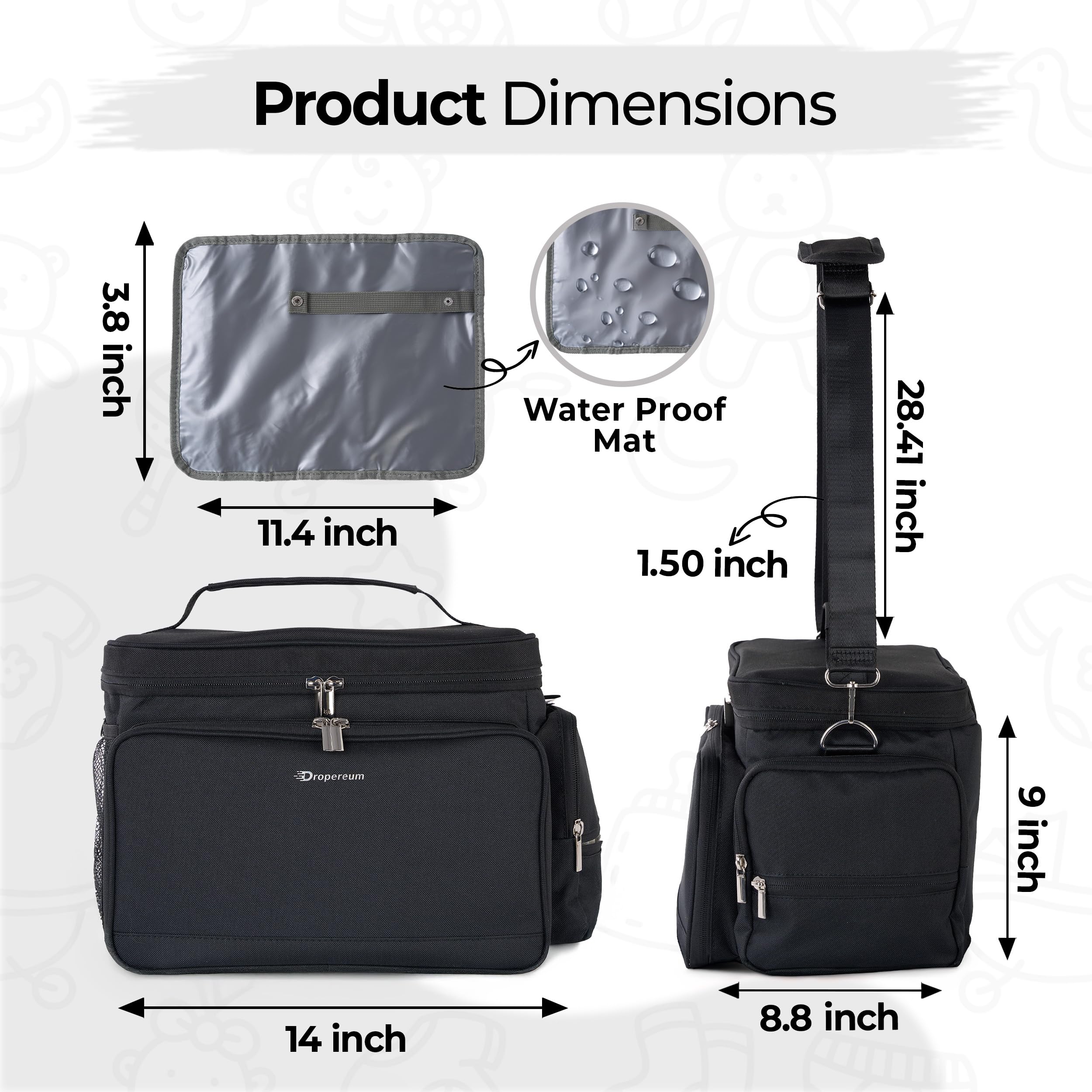 Dropereum Spectra S1/S2 bag insulated liner shows temperature maintenance capability.