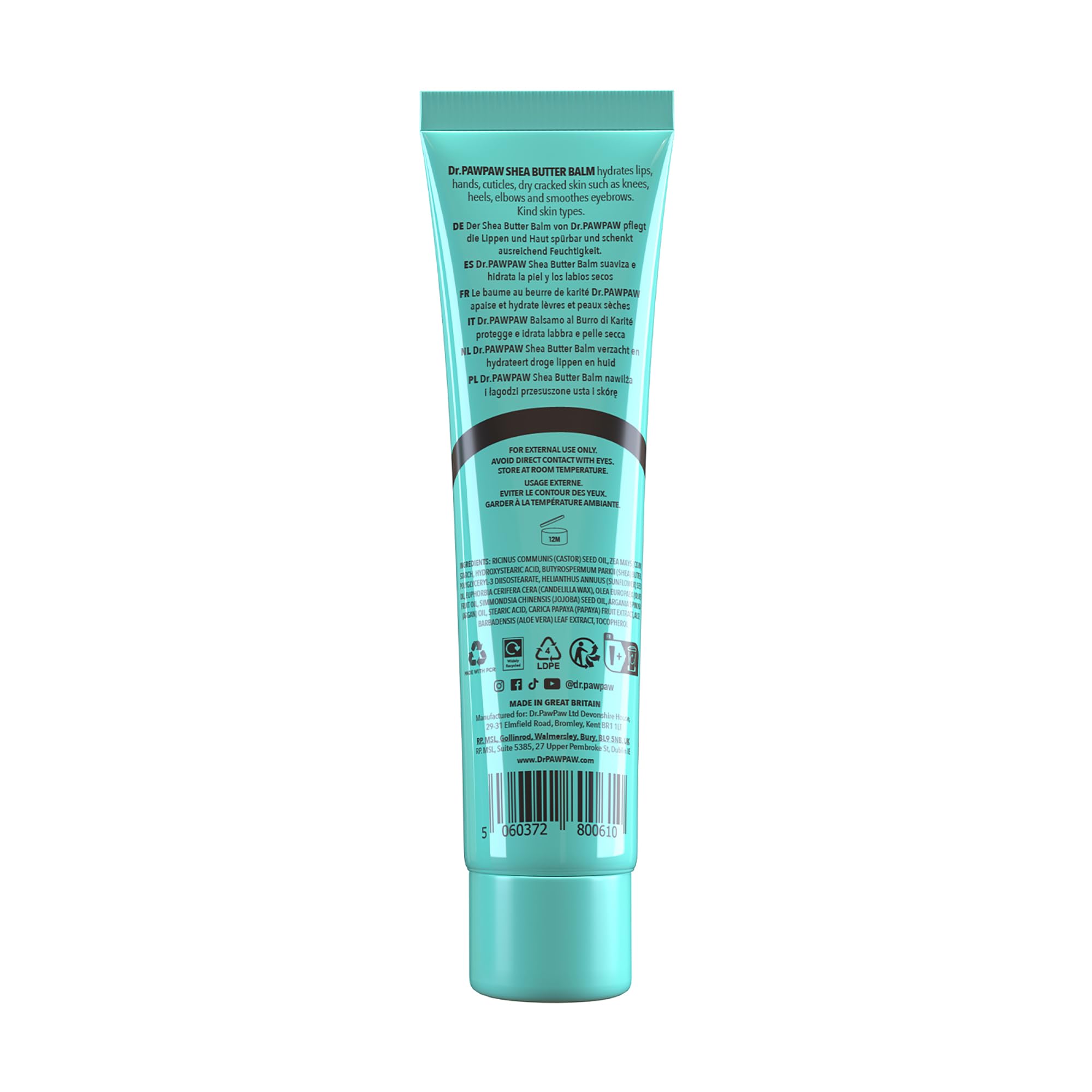 Dr. PawPaw Multipurpose Balm packaging and product display for easy shopping