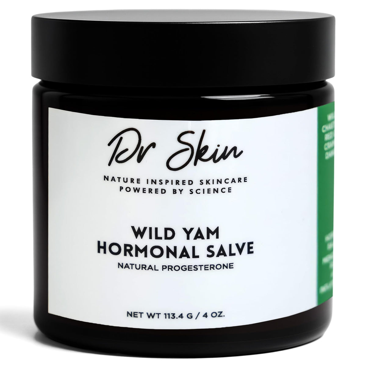 Dr Skin BEAUTY Wild Yam Cream bottle close-up showing gentle hormonal balance