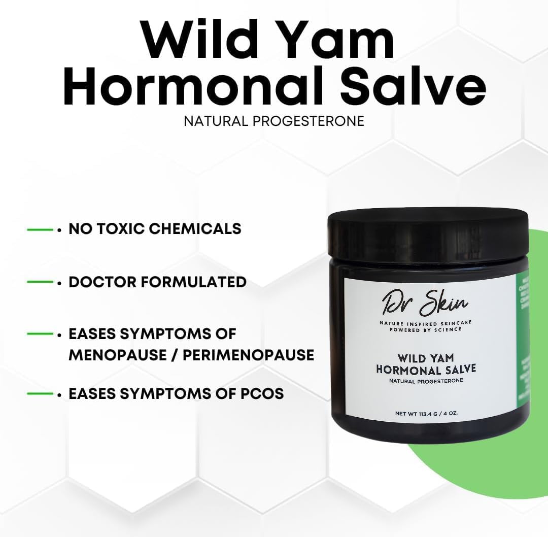 Dr Skin BEAUTY Wild Yam Cream ingredients blend with lavender in a bowl for calm routines