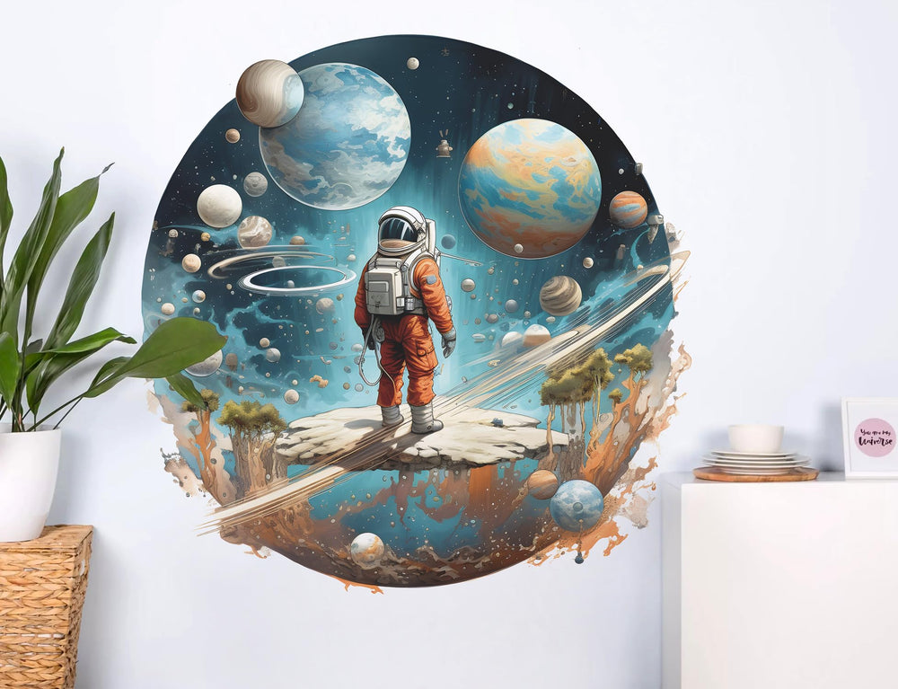 DRWSSR Peel-and-stick wall decal easy to apply without wall damage