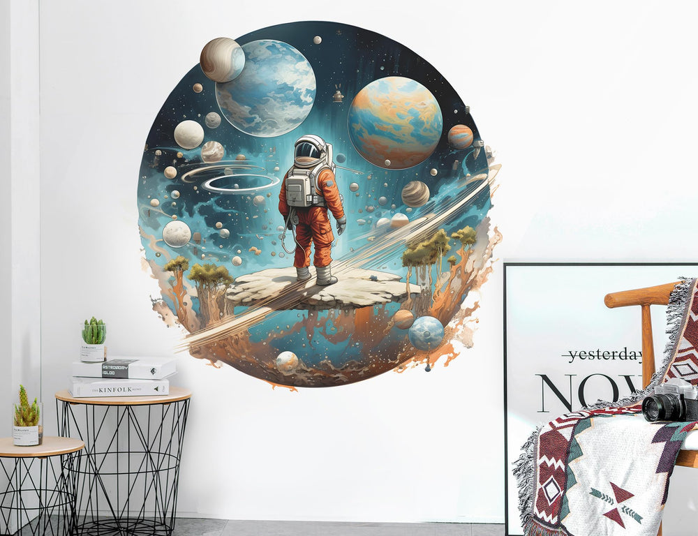 DRWSSR Space-themed decor ideal for a kid's bedroom or playroom