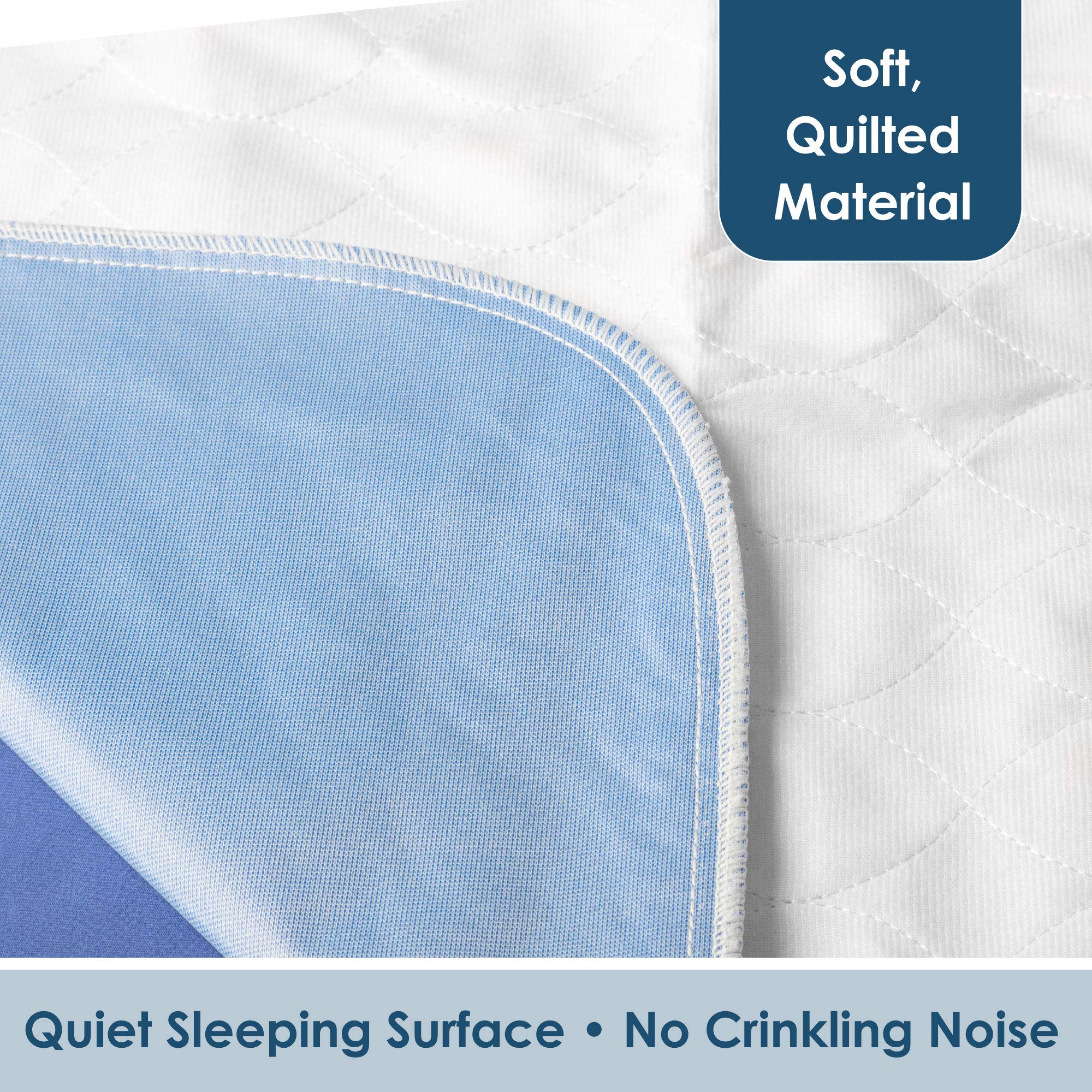 Dry Defender Washable Bed Pad care in machine-wash cycle for repeated use.
