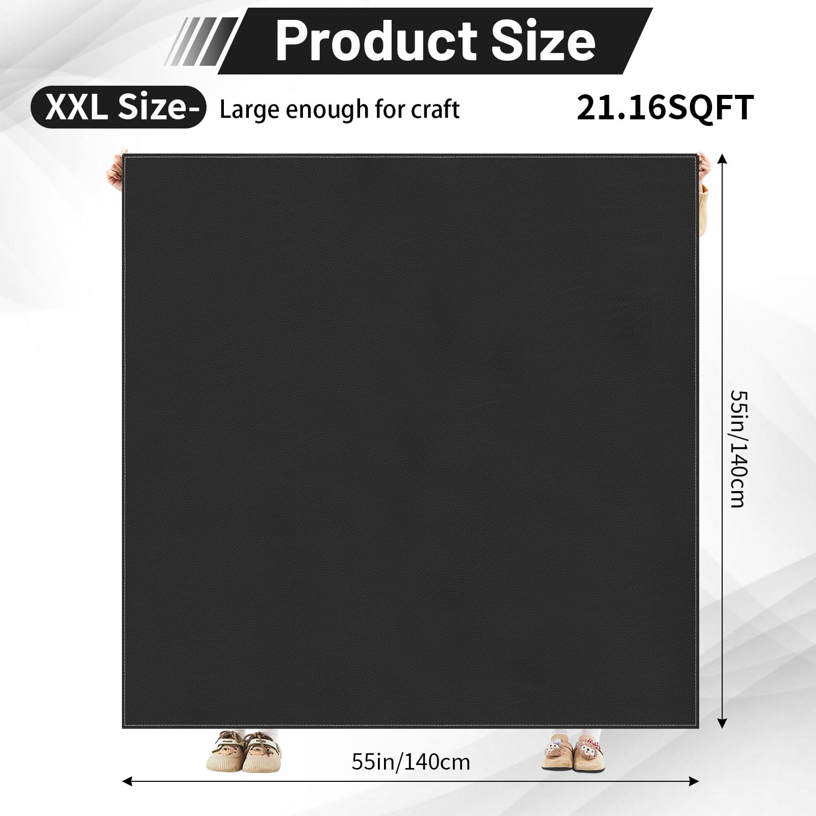 Drydiet floor protector mat with oilproof waterproof surface protects floors during activities