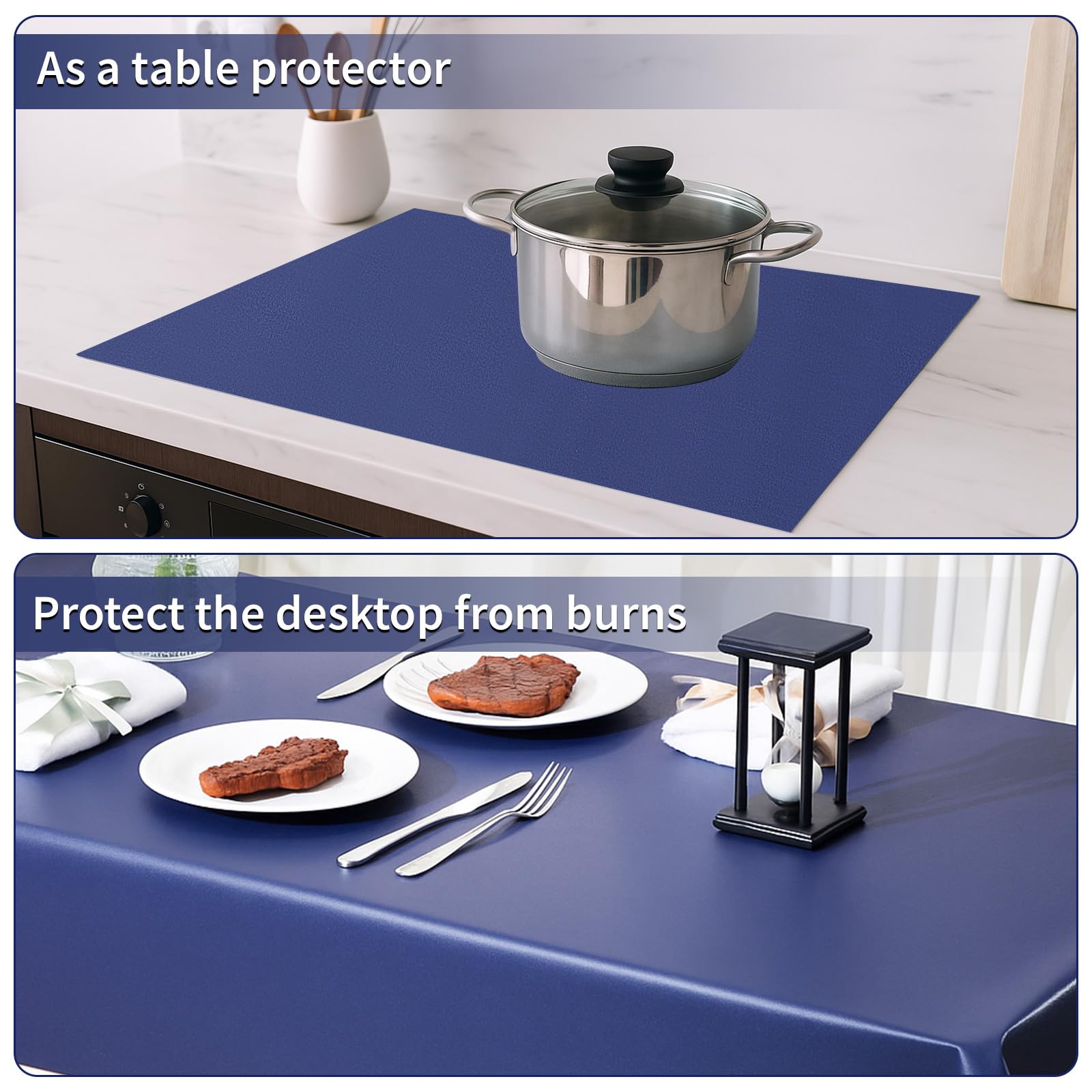 Drydiet non-slip bottom keeps mat secure on hardwood floors