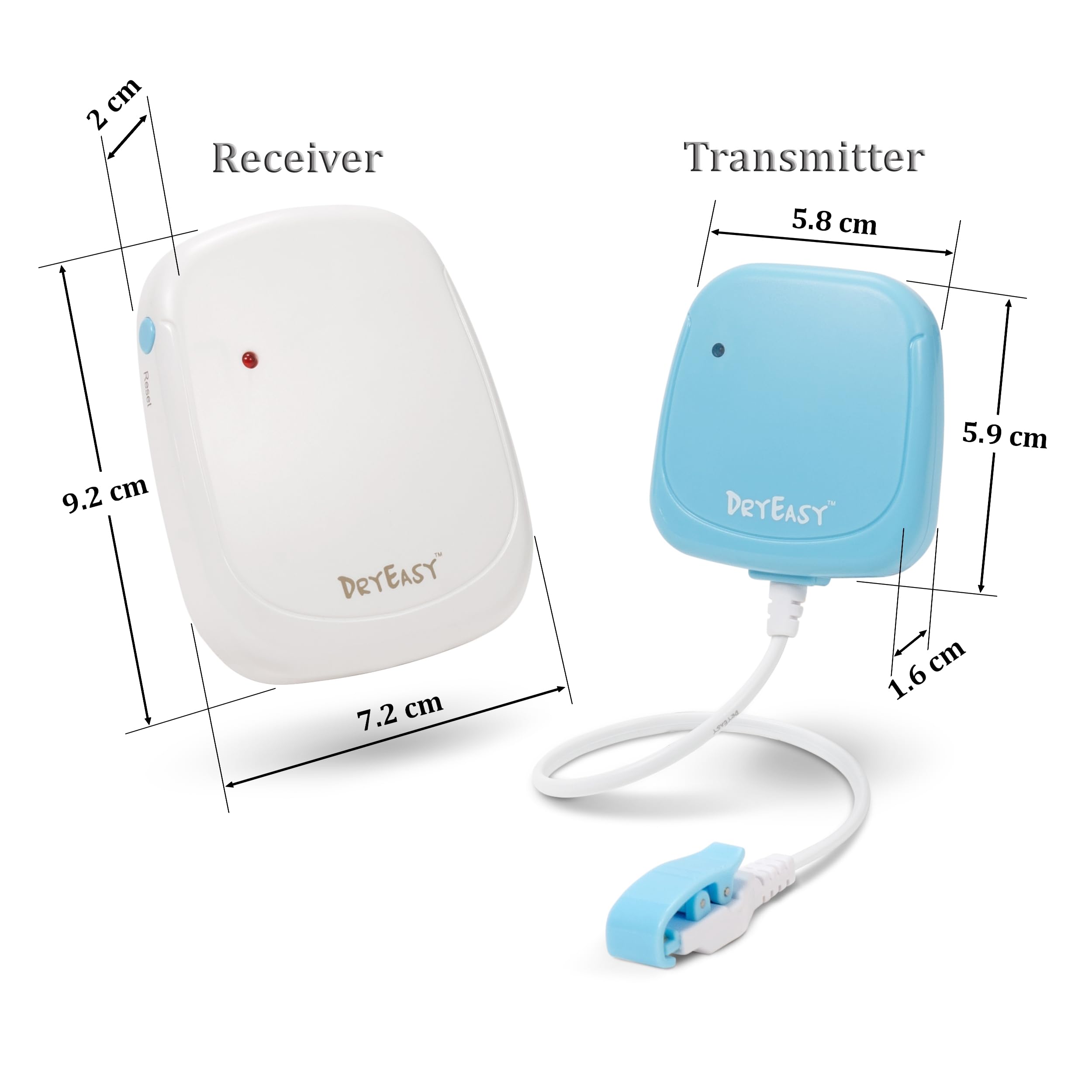 DRYEASY Plus secure sensor clip anchors to underwear for reliable night-time detection.