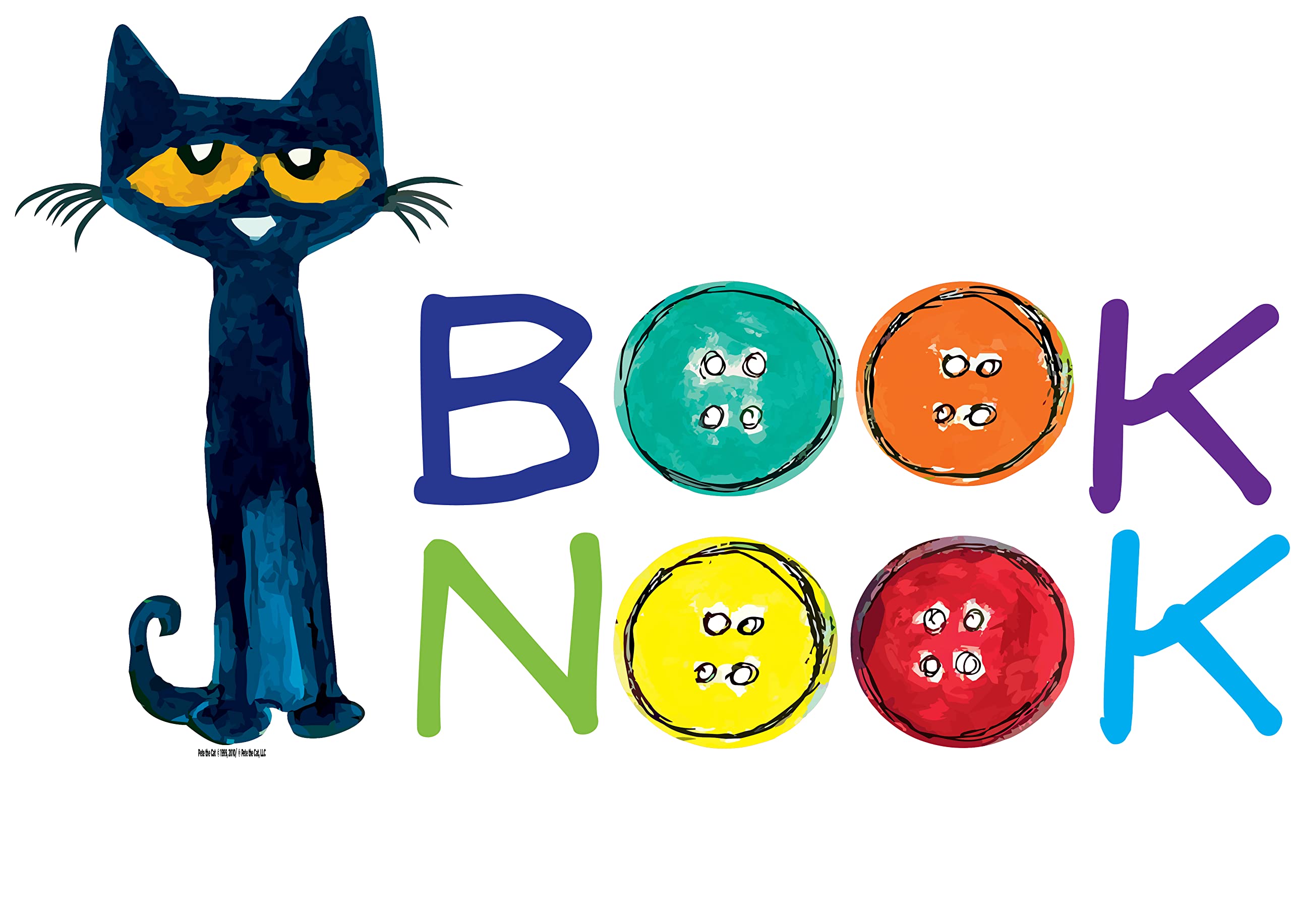 DS Inspirational Decals Pete the Cat book nook decal wall sticker for classrooms