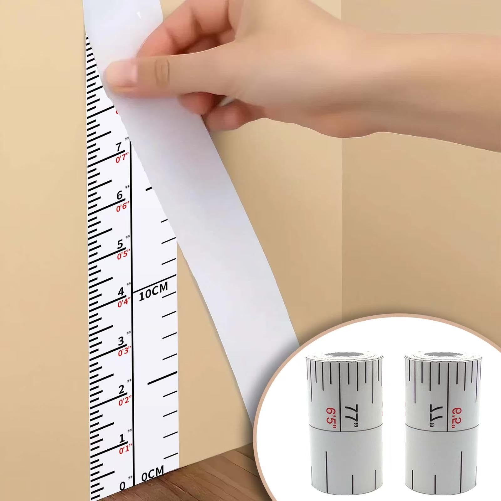 DSCMLIS height chart applied in living room for decorative height tracking