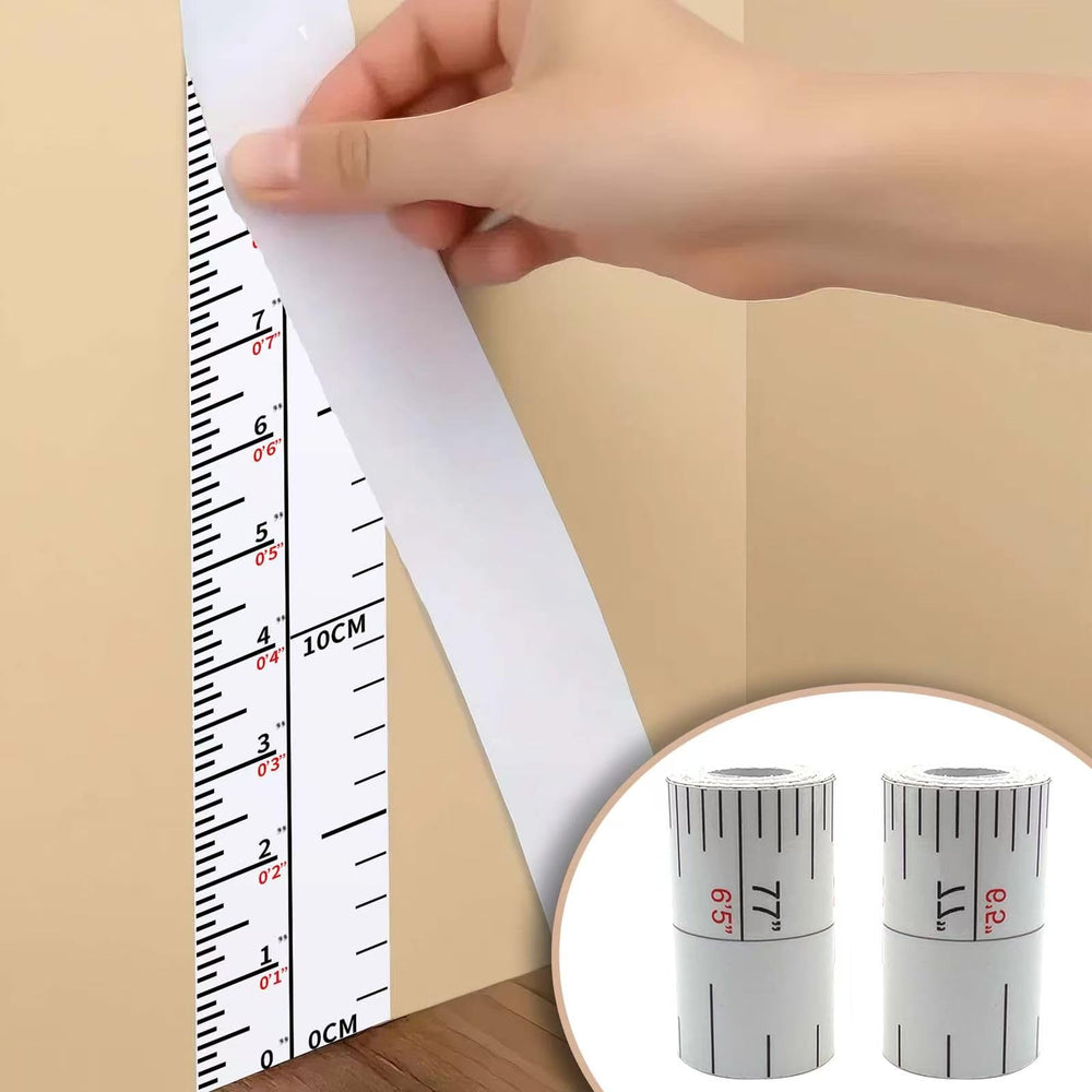 DSCMLIS height chart applied in living room for decorative height tracking