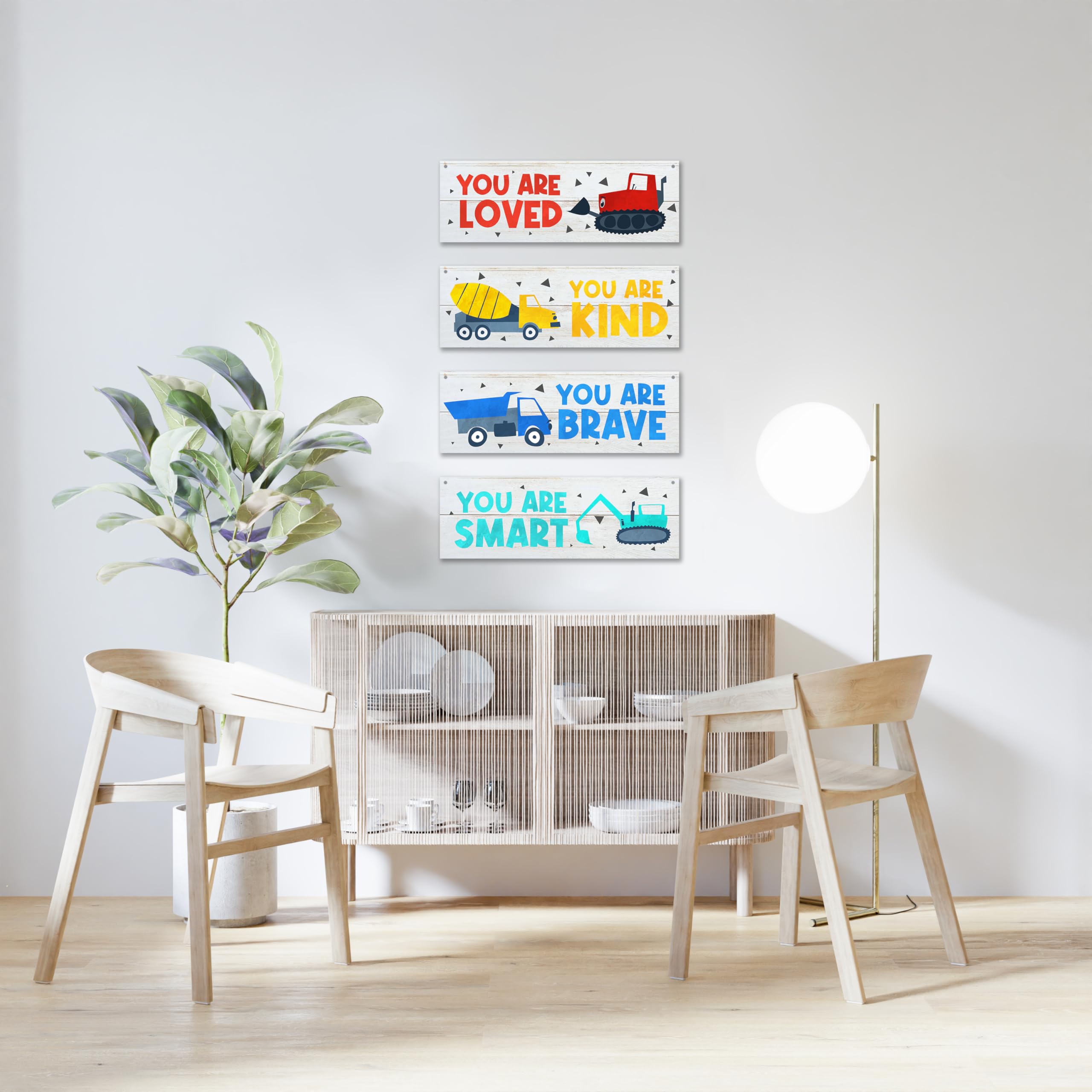 Dskly wooden plaques offer sturdy density board and fade resistant design.