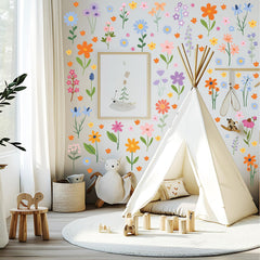 Dslalaly Vsco Flower Wall Stickers bedroom-nursery-decor ideal for easy room refresh