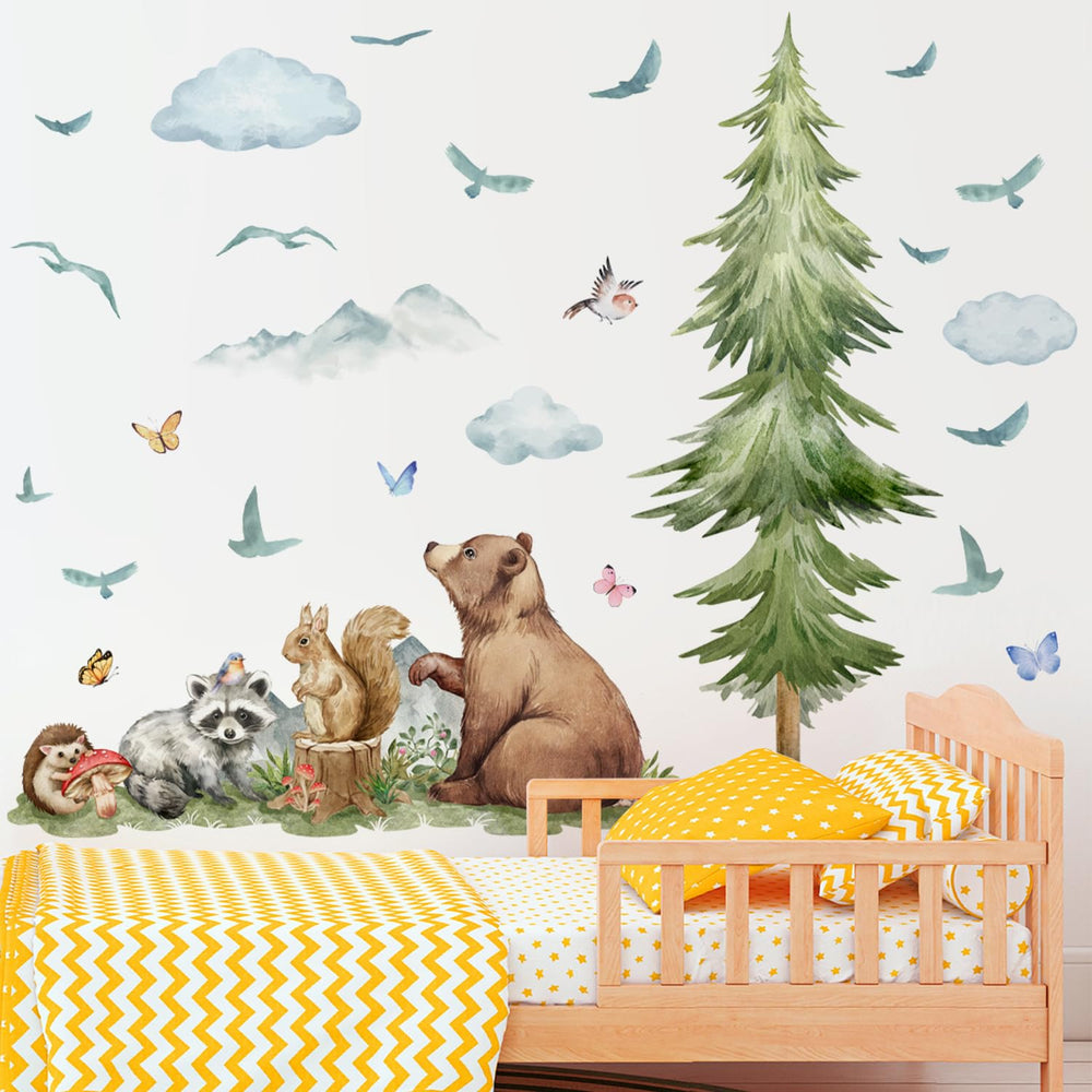 DTLIFEK butterfly accents evoke spring energy for nurseries and bedrooms.