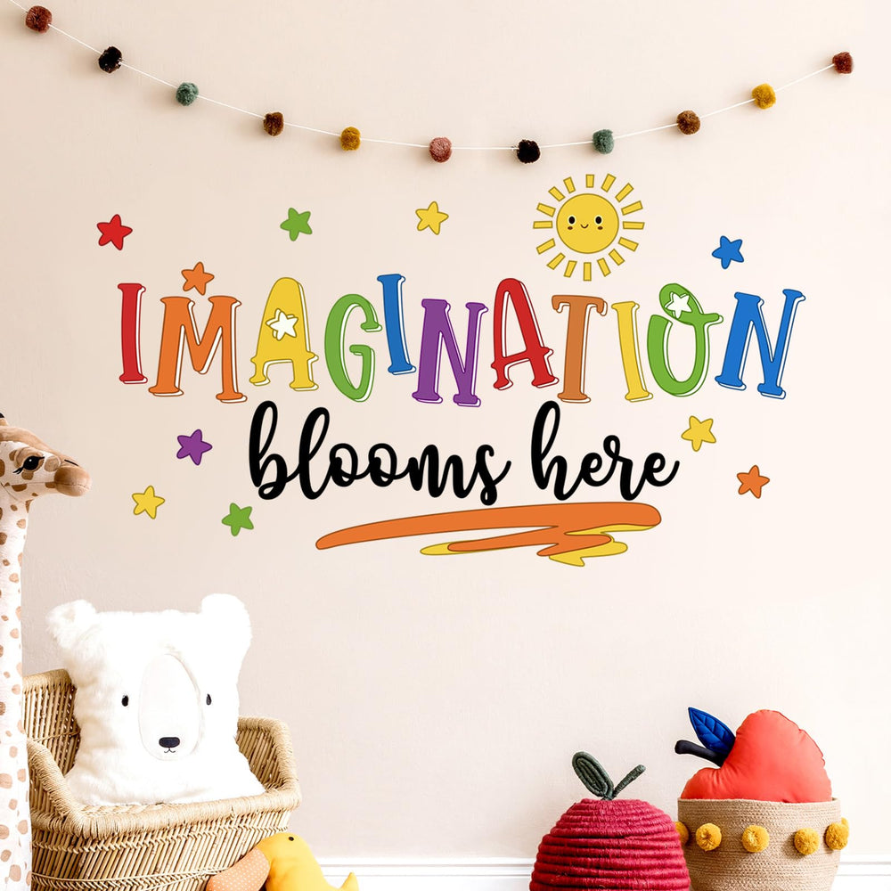 DIY-friendly peel-and-stick design simplifies decoration projects.