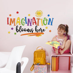 DTLIFEK kids bedroom wall decal set creates an inviting, imaginative space.