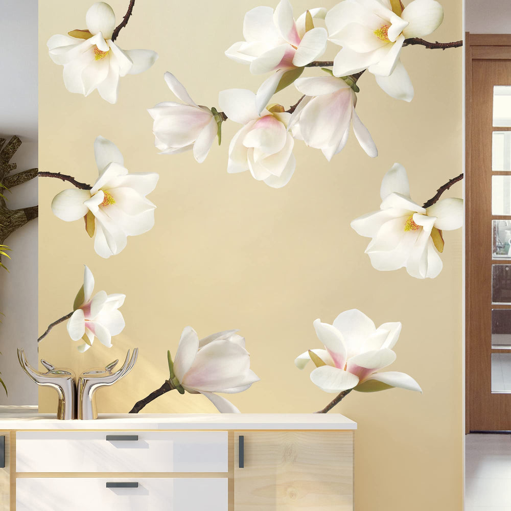 DTLIFEK magnolia flowers wall murals creating a calm backdrop