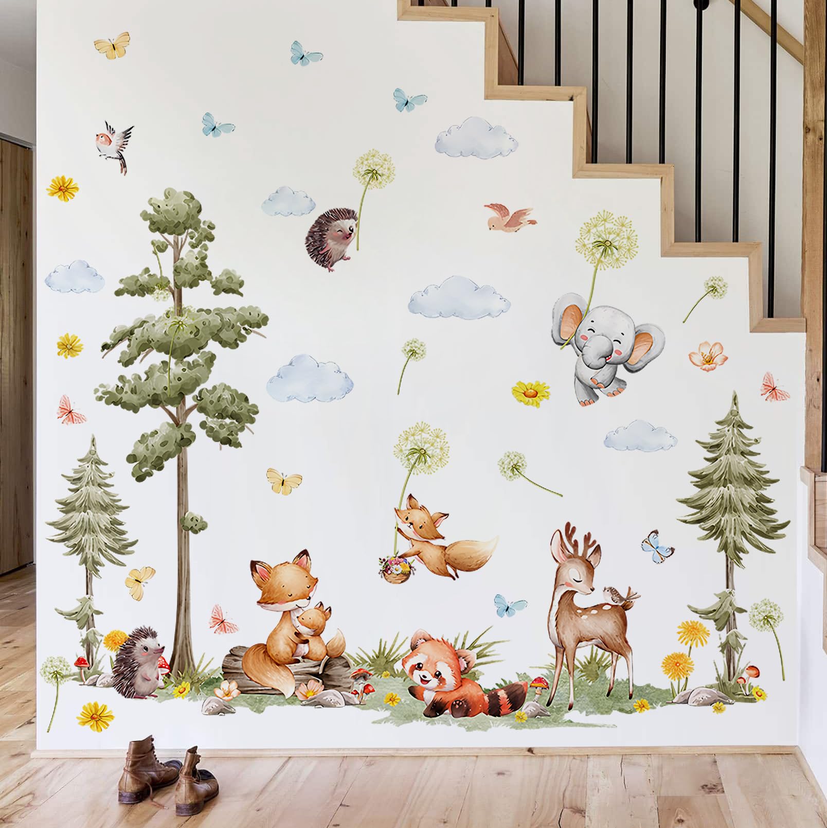 DTLIFEK baby nursery wall art set creates a delightful, gentle space.