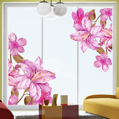 DTLIFEK peach blossom brown leaf wall art creates nature-inspired decor in nurseries