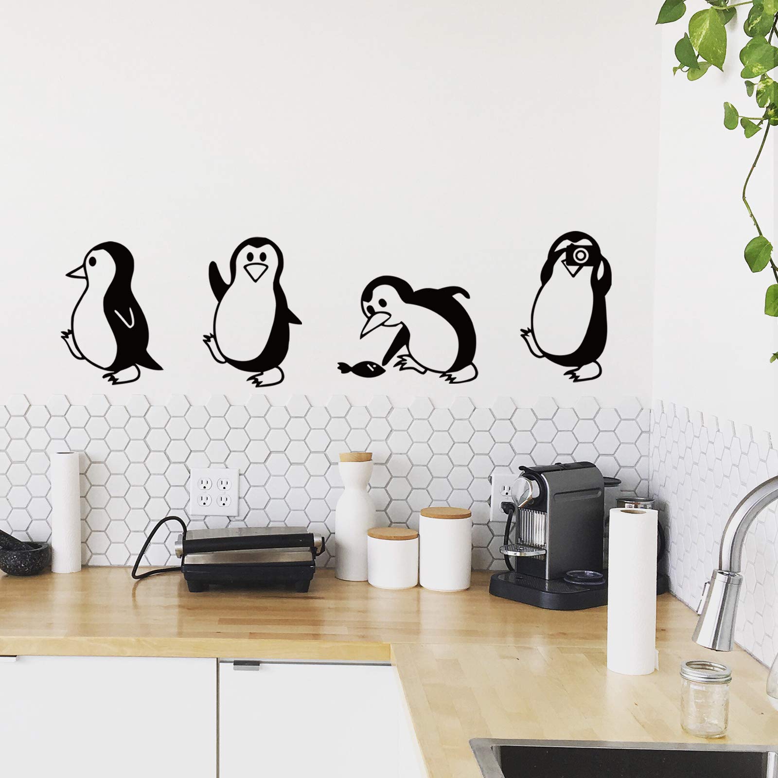 DTLIFEK nursery wall art with cute penguin accents