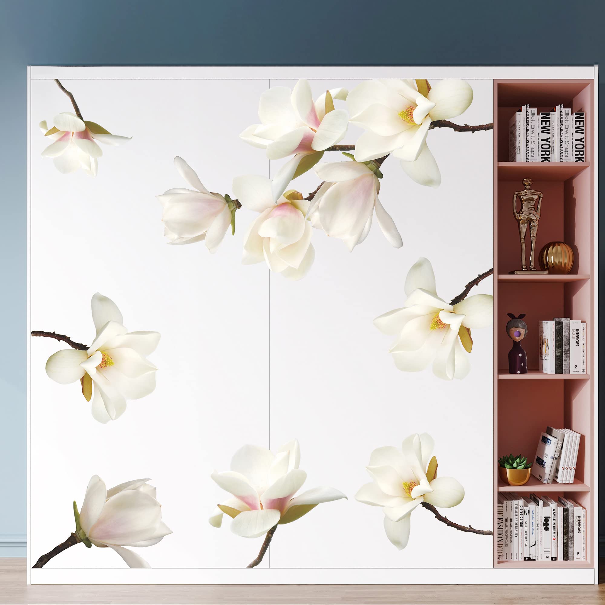 DTLIFEK romantic floral wall sticker adds elegance to a wall
