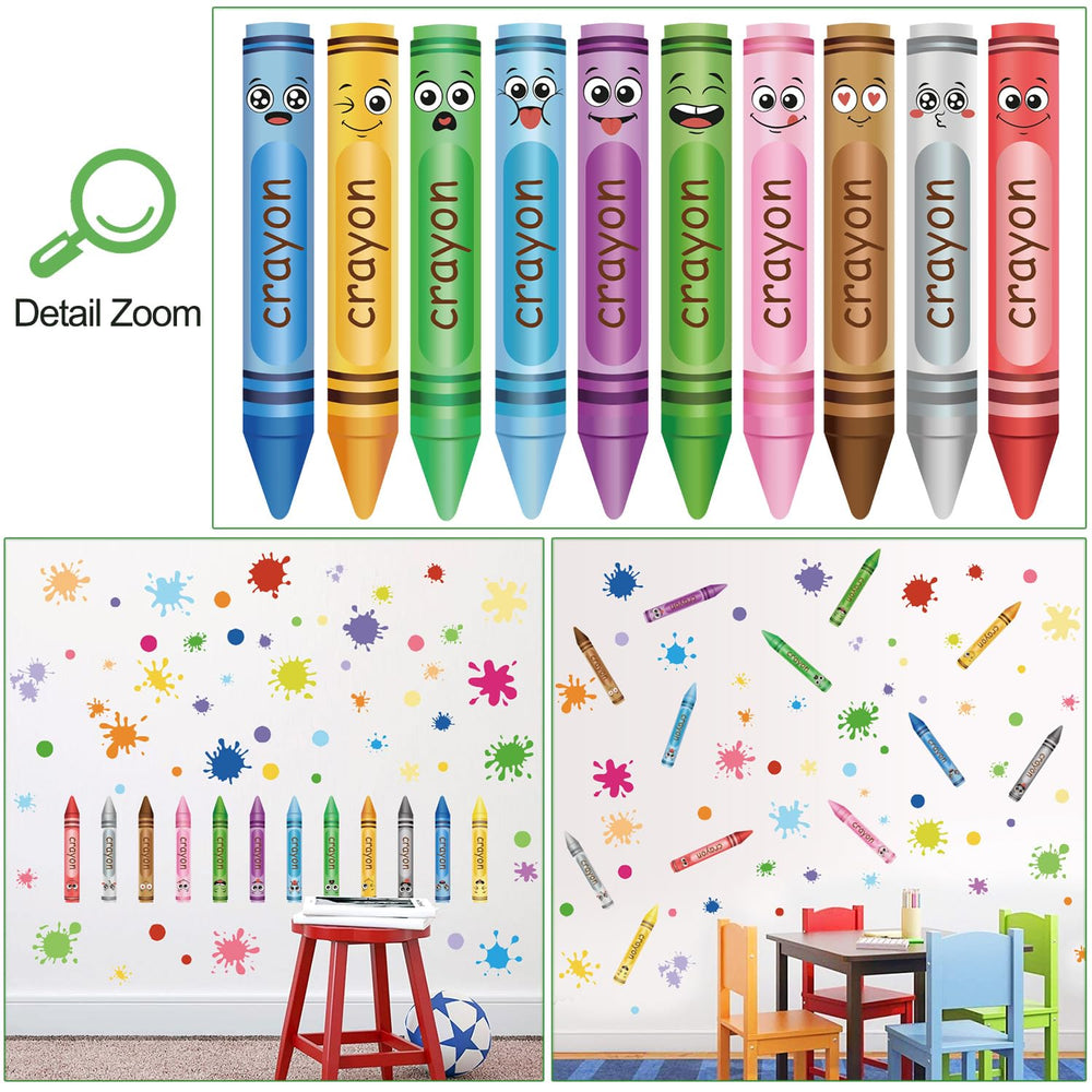 DTLIFEK decals on smooth surfaces like tiles and doors for easy setup