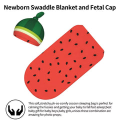 DTYYFBSN watermelon beanie hat keeps tiny heads warm during chilly days