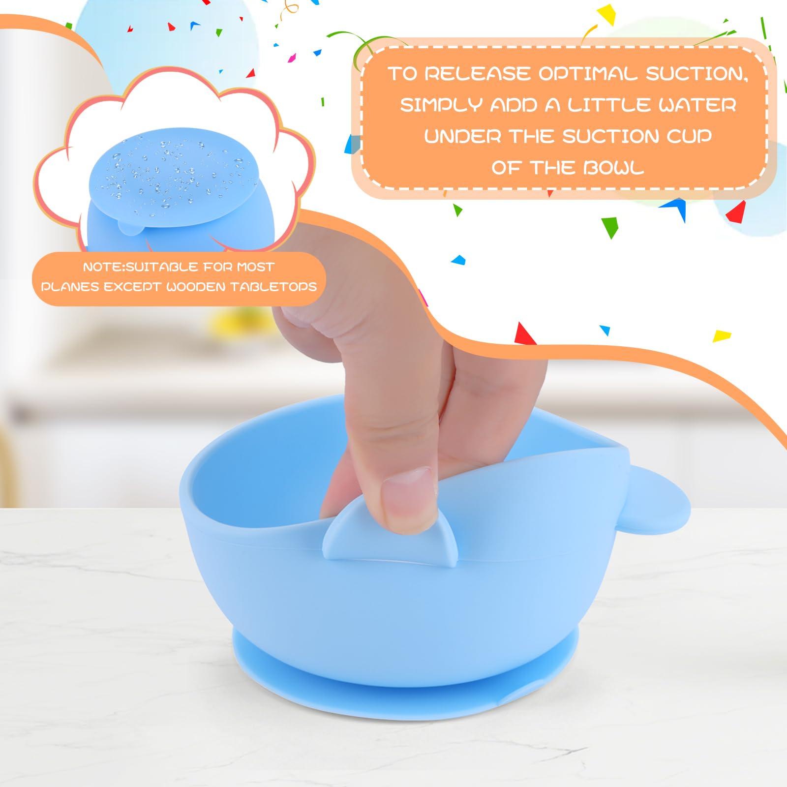 Dualshine bowls are easy to wipe clean and compact for on-the-go use.