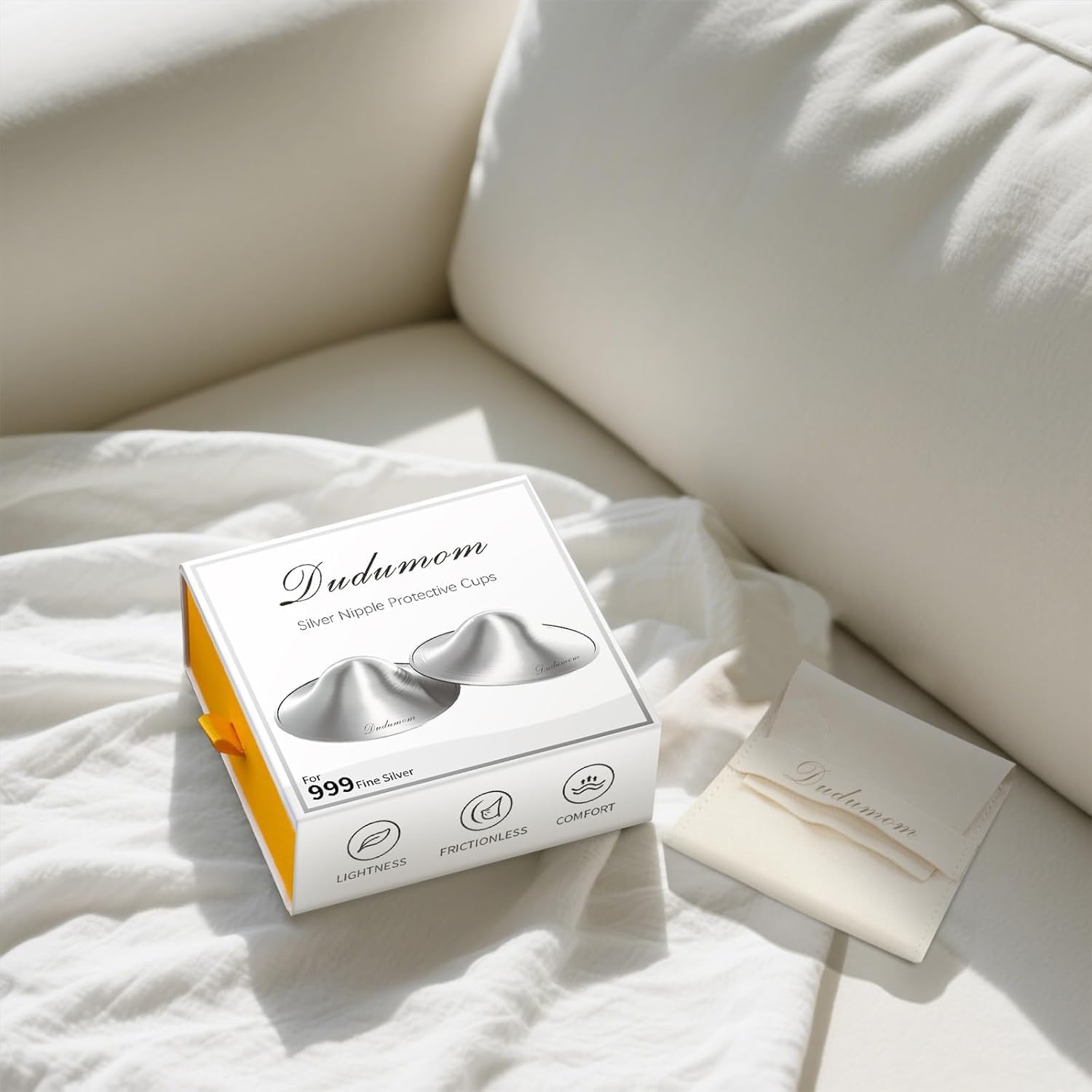 Dudumom hypoallergenic-nursing-cover is nickel-free and skin friendly.