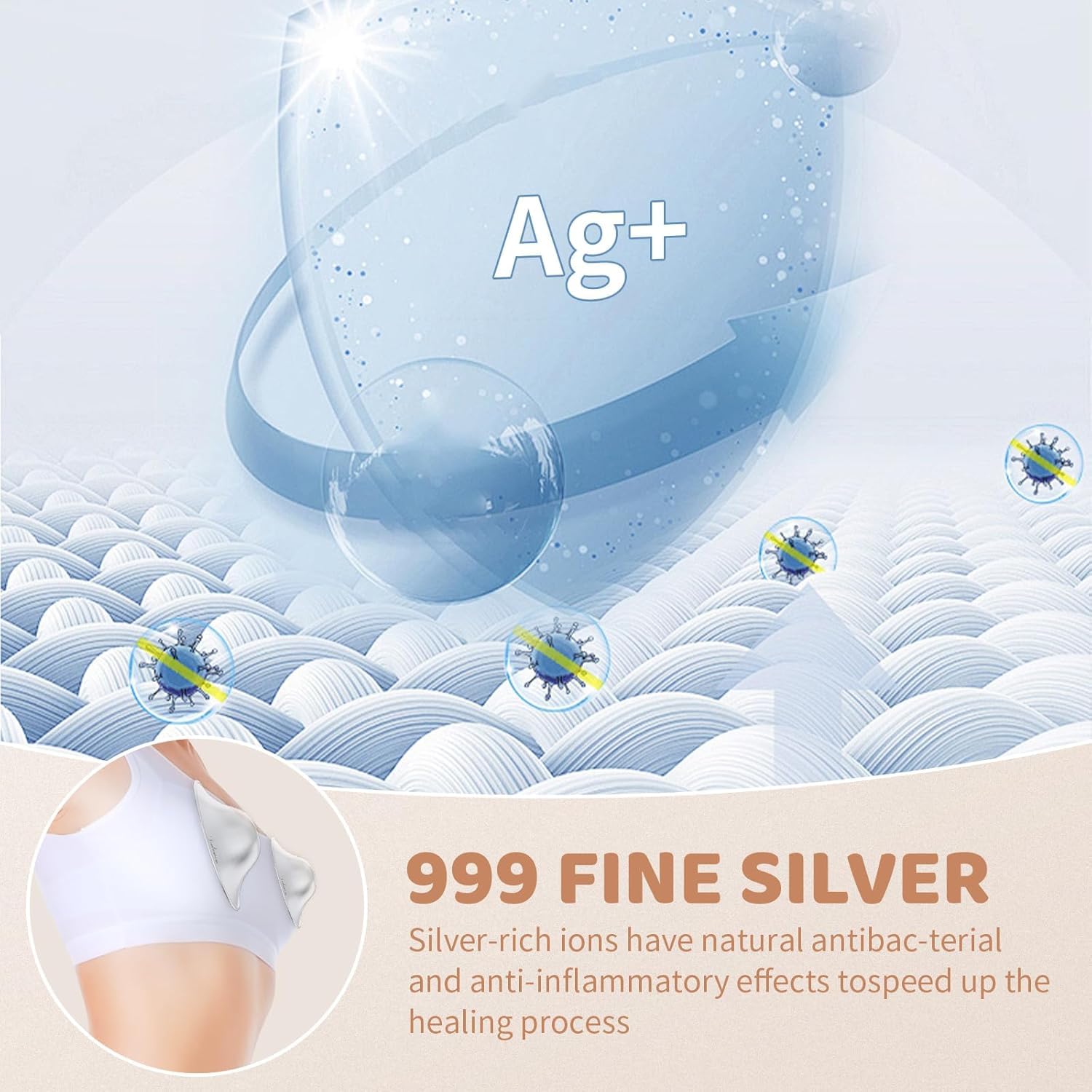 Dudumom Original Silver Nipple Shields for breastfeeding show secure fit and comfort.