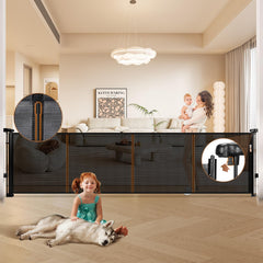 Dueelala 160-inch wide opening fits large doorways and decks with flexible coverage