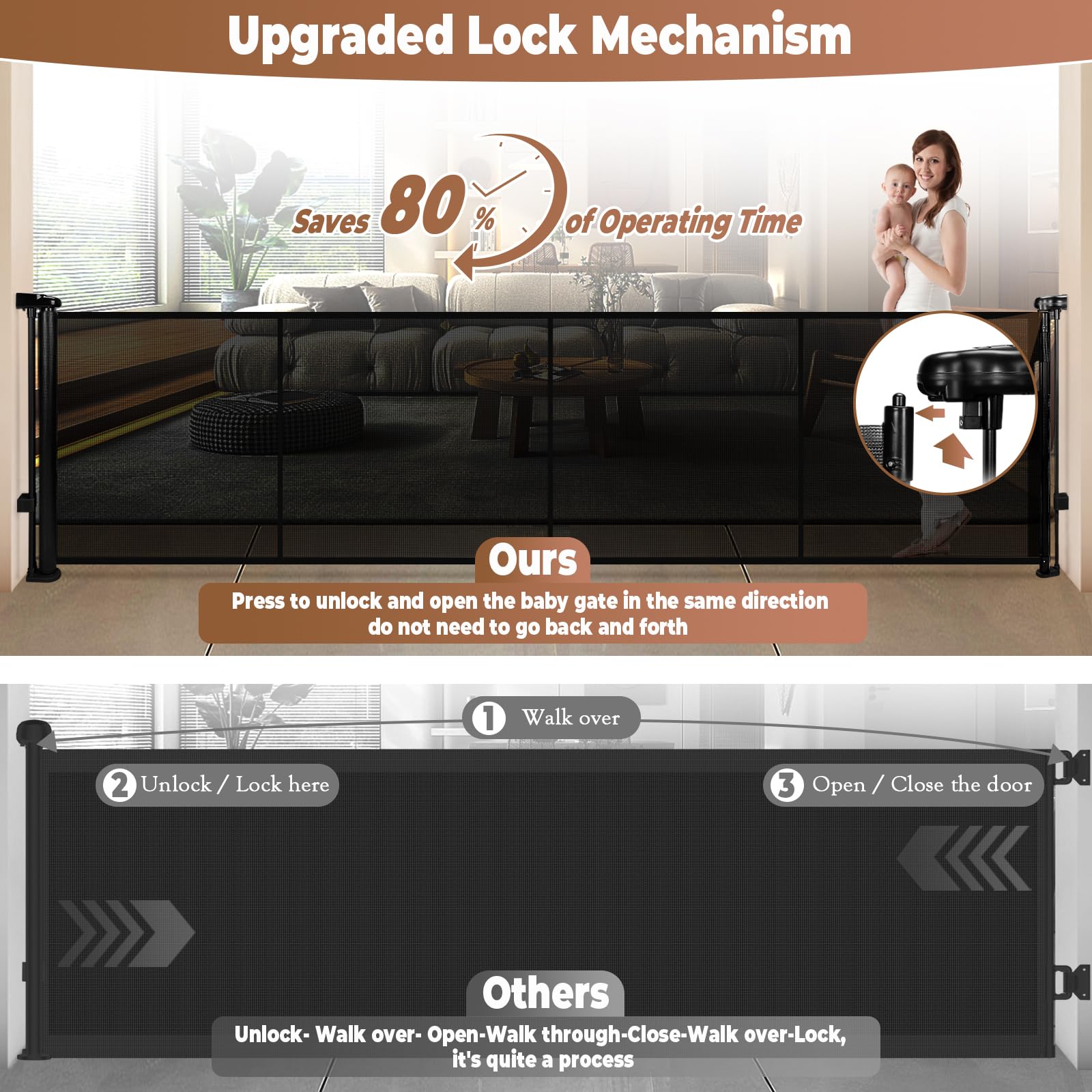 Dueelala adjustable brackets fit baseboards and keep installation safe