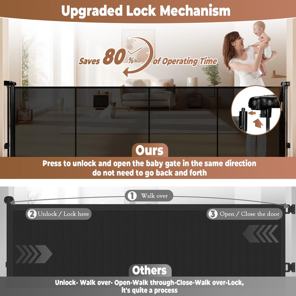Dueelala adjustable brackets fit baseboards for safe installation.