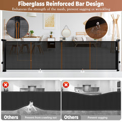 Dueelala fiberglass reinforced mesh rods provide strength and sag resistance