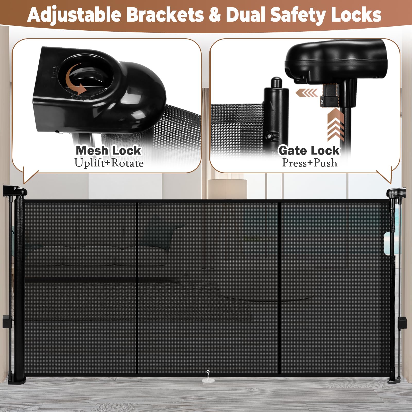 Dueelala outdoor deck setup shows versatile indoor-outdoor gate for flexible living spaces.