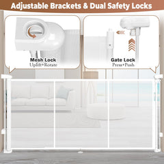 Duelala fiberglass reinforced mesh rods add strength against sagging