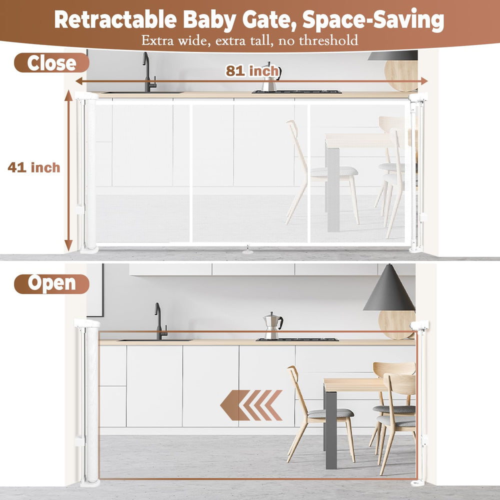 Duelala gate used outdoors and indoors, flexible space division