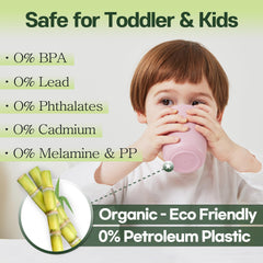 Dulce Worlds Sugarcane Kids Cup 10oz shown in a microwave-ready setup for safe heating.