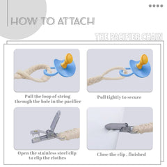 Duludulu nickel-free braided clip designed for safe baby use
