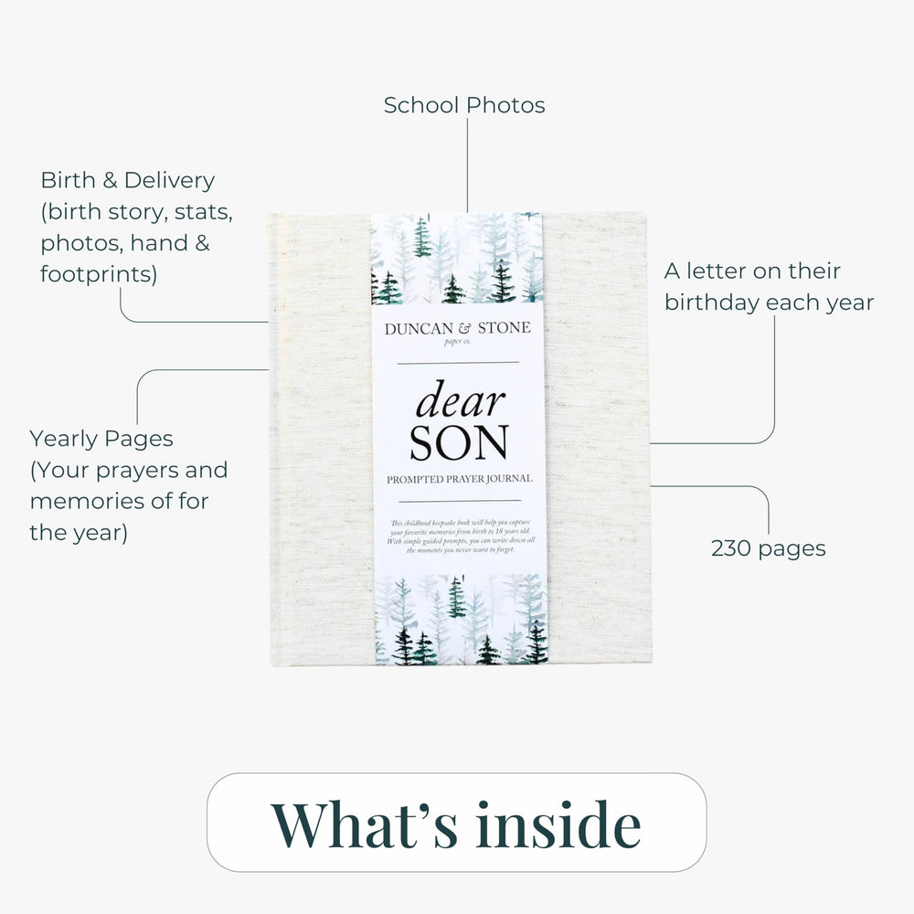 Duncan & Stone Baby Memory Book photo pages for treasured family photos