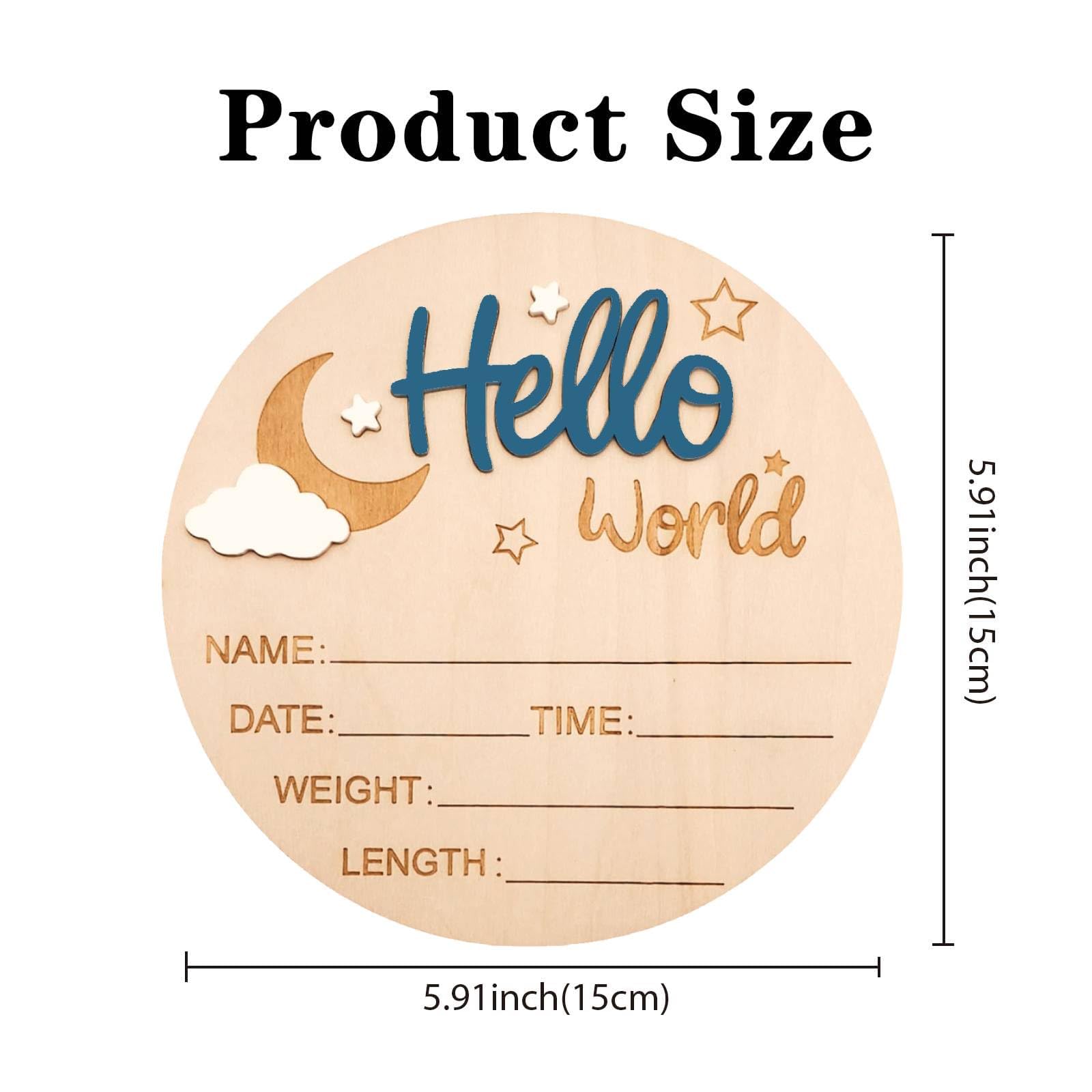 DUOJINSANXI baby announcement sign pen, convenient birth recording tool