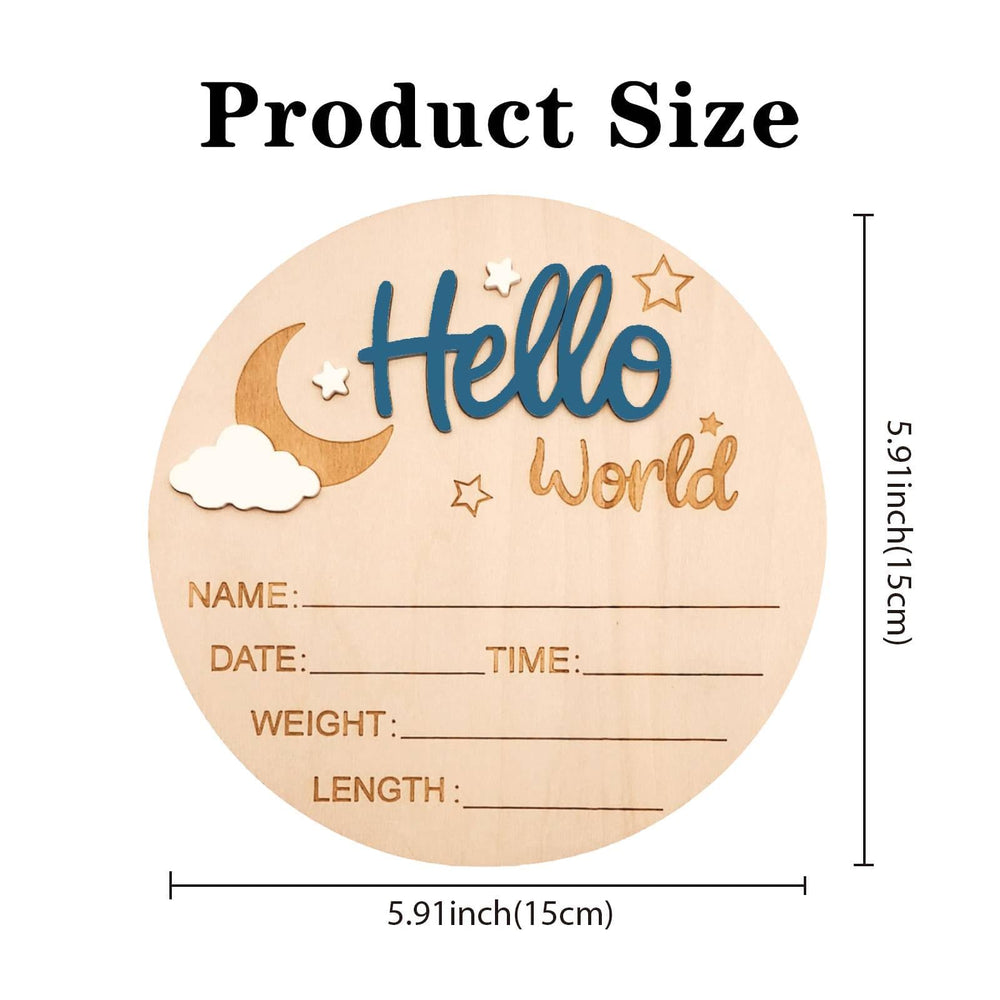 DUOJINSANXI baby announcement sign pen, convenient birth recording tool