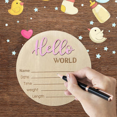 DUOJINSANXI burr-free edges ensure safe nursery display