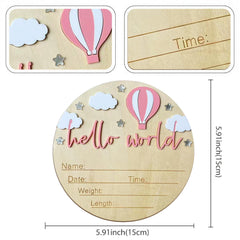 DUOJINSANXI baby announcement sign pen close-up for writing details.