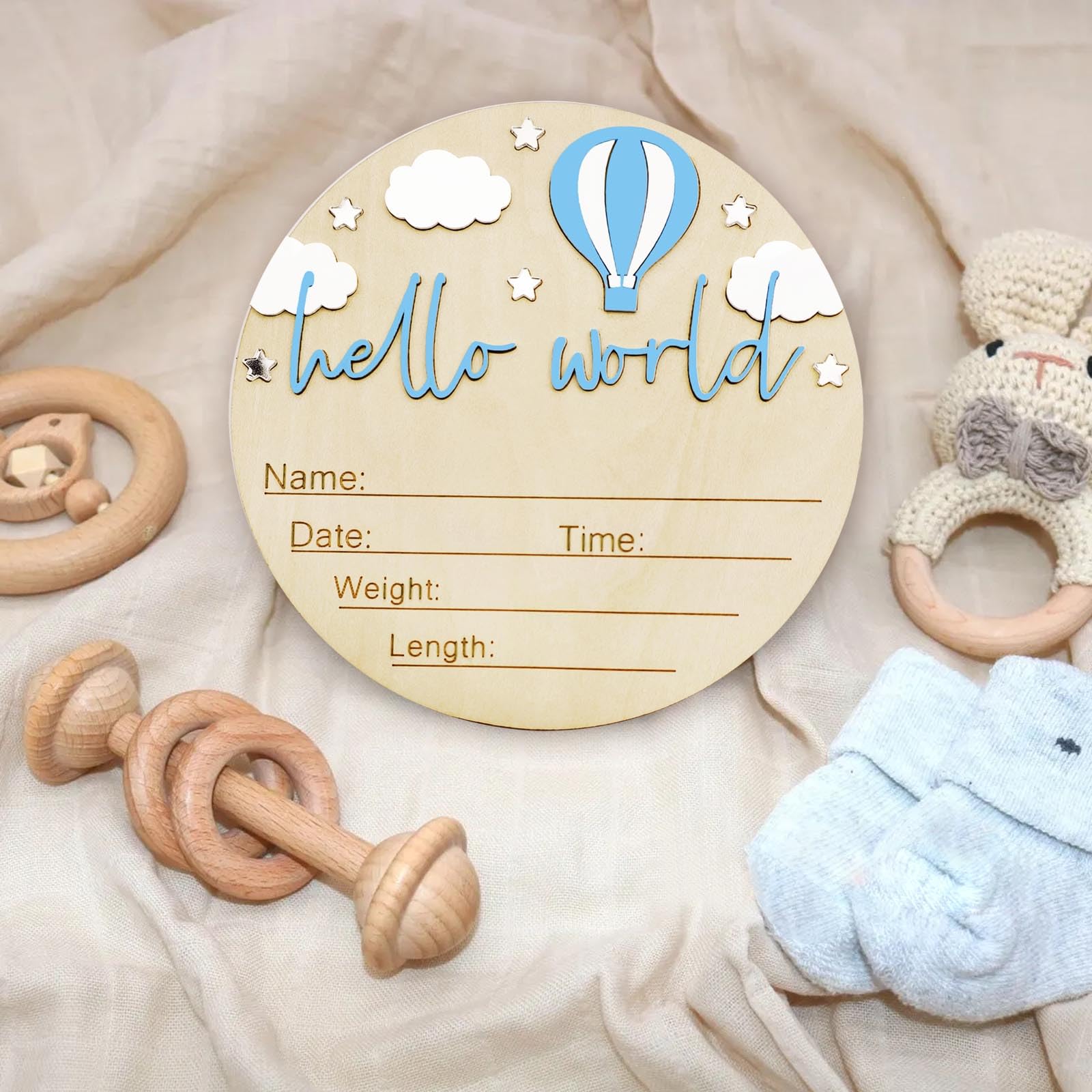 DUOJINSANXI keepsake sign includes a pen to record birth details