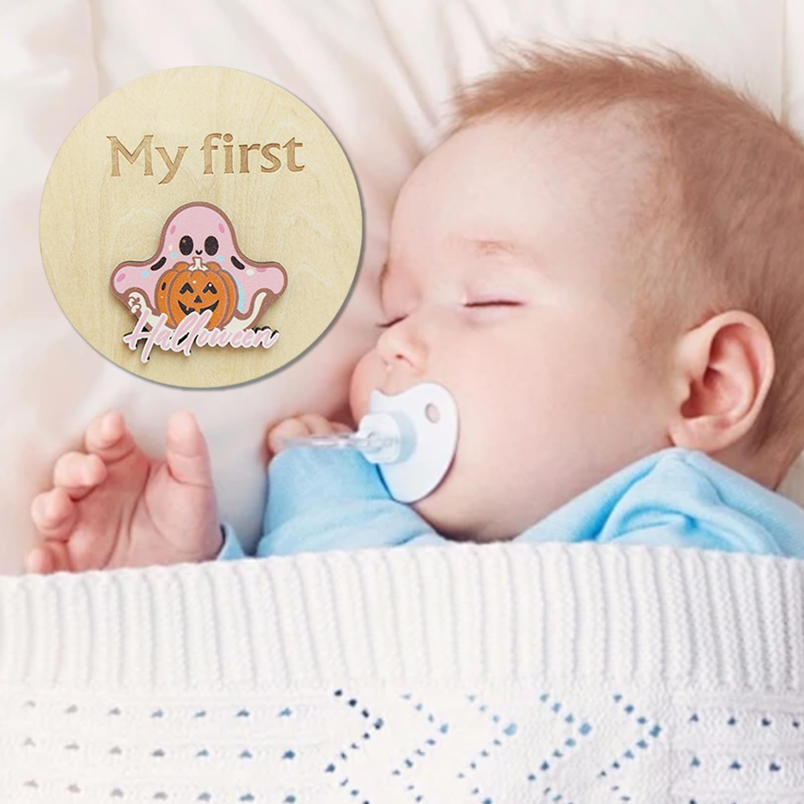 DUOJINSANXI Hello World sign for welcoming baby in stylish newborn photos