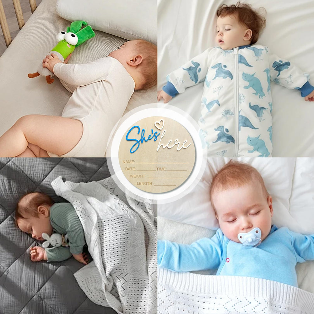 DUOJINSANXI Keepsake baby gift sign for family memories and decor.