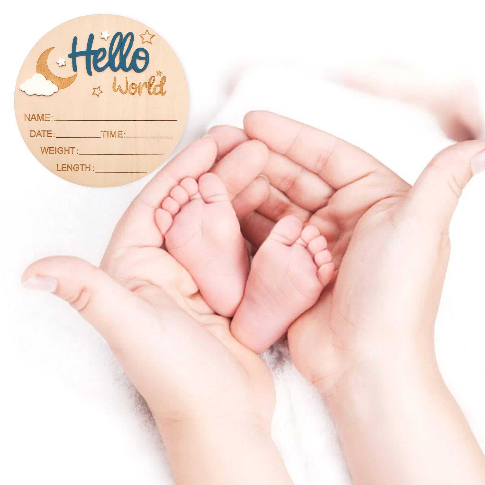 DUOJINSANXI hospital nursery decor sign, versatile wall or shelf decoration