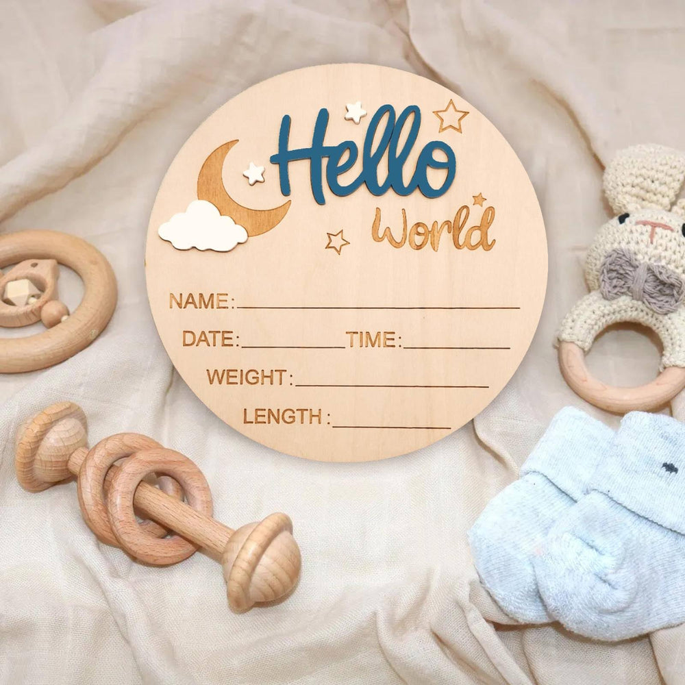 DUOJINSANXI moon and cloud decor, soothing nursery accent for welcoming newborn