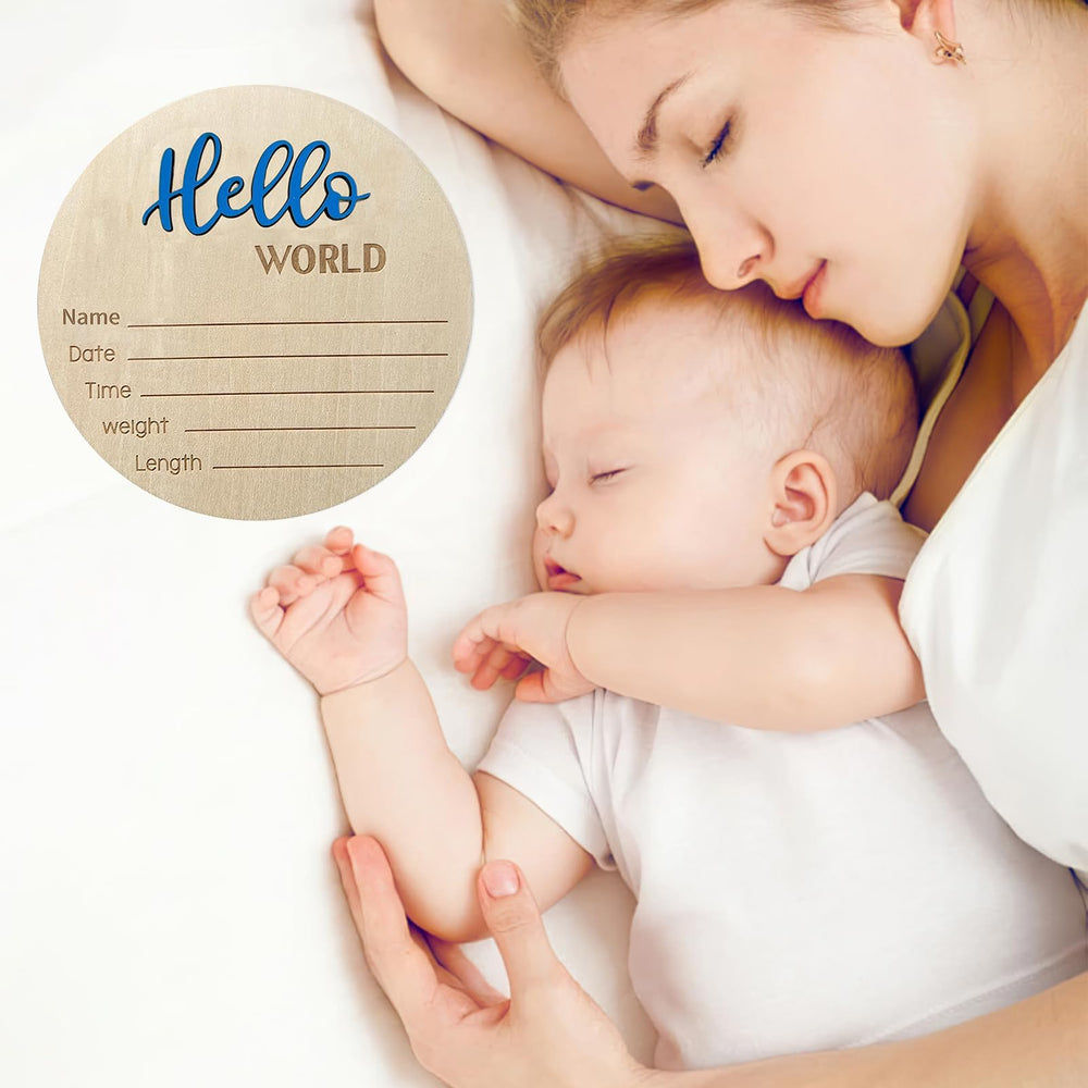 DUOJINSANXI newborn photo prop sign perfect for portraits