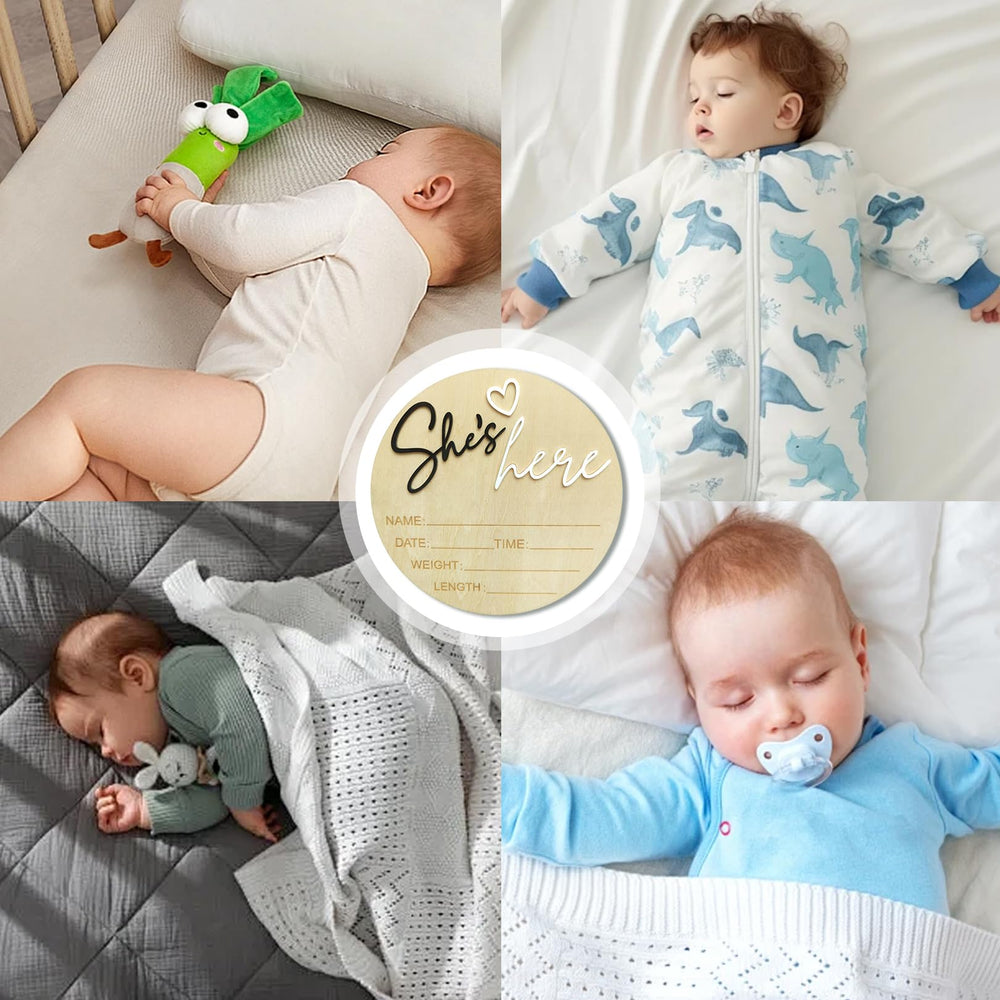 DUOJINSANXI newborn photo prop sign offers timeless keepsake moments.