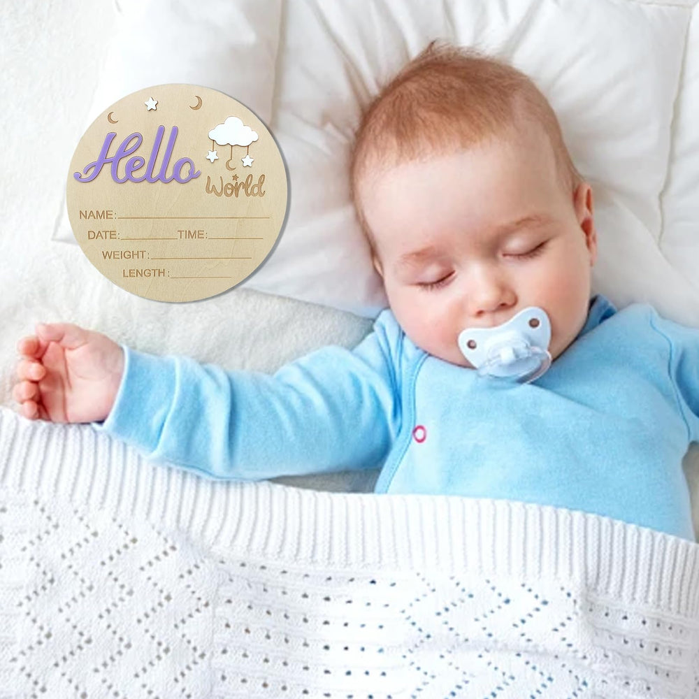 DUOJINSANXI nursery photo prop for photos or shelf decor